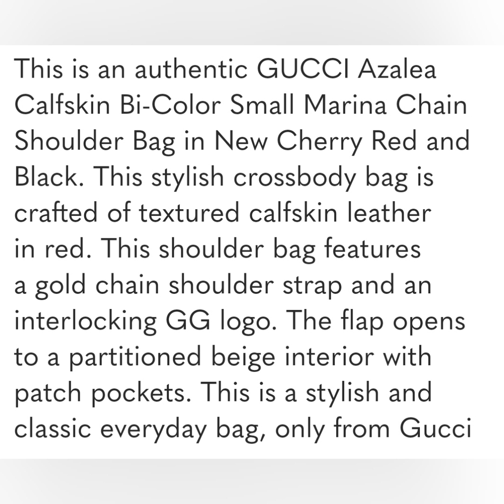 Gucci Azalea Linea Marina 2 Way Bag/ Gorgeous! - Picture 13 of 13